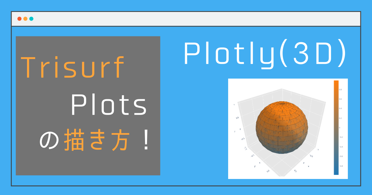Plotly Trisurf Plots (3D) の描き方! | AIリサーチコレクション